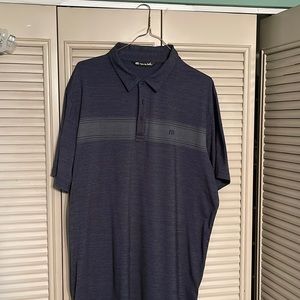 Blue Travis Mathew XL Polo